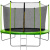 Батут Funfit 312 см - 10ft Inside Green (с внутренней сеткой и лестницей)