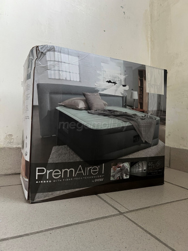 Надувная кровать Intex 64906A1 PremAire Elevated Airbed 152x203x46см