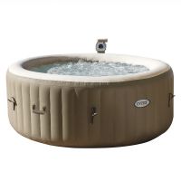 Надувной бассейн джакузи Intex 28408 PureSpa Bubble Massage 216x71 см