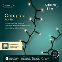 Гирлянда новогодняя LUMIO Compact 1500 Led 34 м 595357