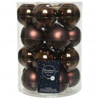 Набор новогодних шаров 6 см шоколад 140275 купить в Минске