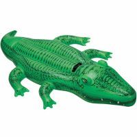 Надувная игрушка-плотик для плавания Intex 58546 Крокодил с ручкой 168x86 см