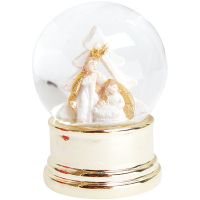 Снежный шар Рождественский 4,5 см 5438-1