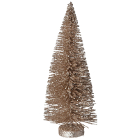 Декоративная рождественская елка 6,5x6,5x15 см шампань 1874-1
