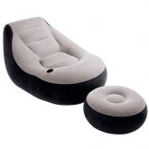 Надувное кресло с пуфиком Intex 68564 Ultra Lounge 99х130х76 см