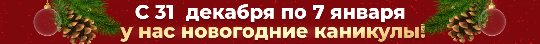 Новогодние каникулы до 7-го января