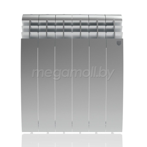 Радиатор алюминиевый Royal Thermo BiLiner Alum 500 Silver Satin (6 секций)