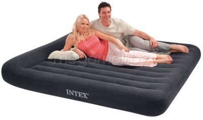 Надувной матрас Intex 64143 Pillow Rest 152х203х25 см