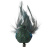 Птичка на клипсе с бирюзовым хвостом 17 см 2254 купить в Минске