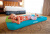 Надувной матрас для детей Intex 66801 с подушкой (голубой)  купить в Минске