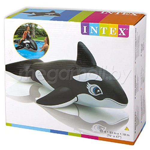 Надувная игрушка-плотик Intex 58561 Косатка большая 193x119 см