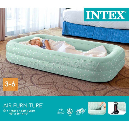 Надувной матрас Intex 66810 Kidz Travel Bed Set 168x107x25  купить в Минске