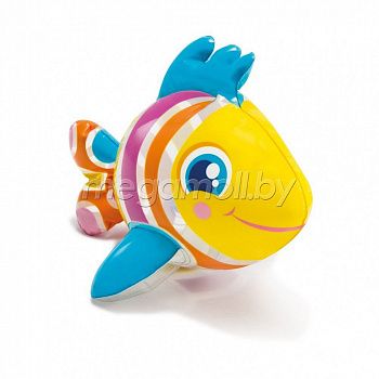 Надувная игрушка для купания Intex 58590-10 Рыбка-клоун