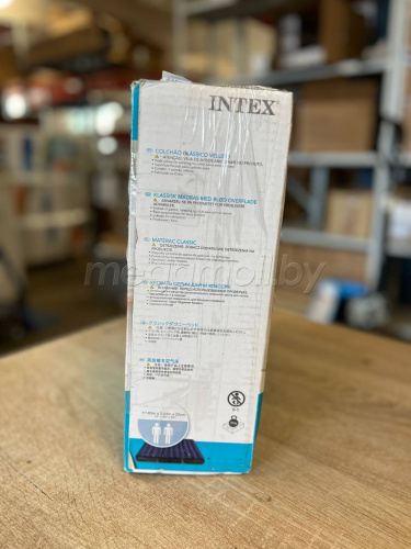 Надувной матрас Intex 68755B3 Classic Downy 183х203х25 см