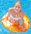 Круг надувной плавательный Intex 59251 Clear Color Tube 91 см