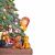 Новогодняя статуэтка на батарейках "Дед Мороз с подарками под елкой" 23x9,5x34 см 4371 купить в Минске