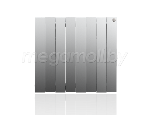 Радиатор биметаллический Royal Thermo PianoForte 500 Silver Satin (8 секций)