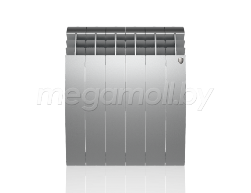 Радиатор биметаллический Royal Thermo BiLiner 500 Silver Satin (6 секций)