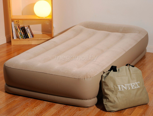 Надувная кровать  Pillow Rest Mid-Rise Bed Intex 67742  купить в Минске