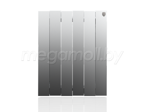 Радиатор биметаллический Royal Thermo PianoForte 500 Silver Satin (6 секций)