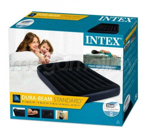 Надувной матрас Intex 64142 Pillow Rest 137х191х25 см  купить в Минске