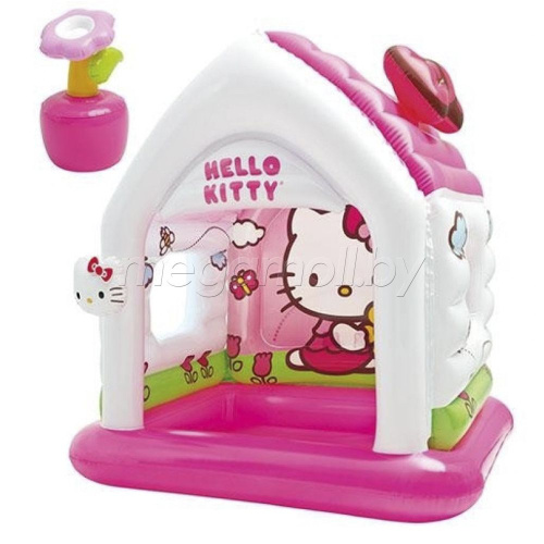Детская игровая надувная палатка (домик) Intex 48631 Hello Kitty купить в Минске