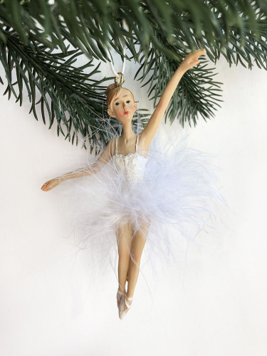 Елочная игрушка "Балерина" 5x1,5x13 см 4201-3 купить в Минске