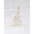 Новогодняя скатерть белая с золотыми елками 140x270 см 266 купить в Минске