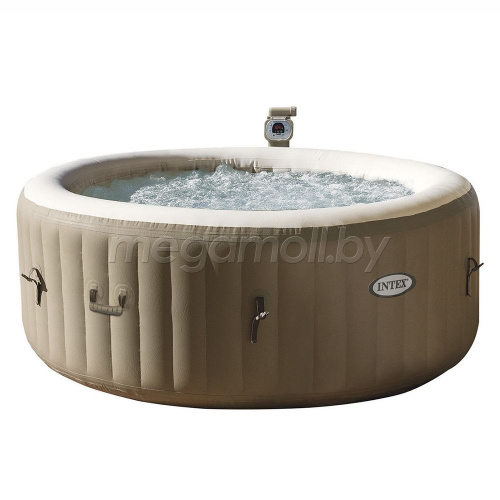 Надувной бассейн джакузи Intex 28408 PureSpa Bubble Massage 216x71 см