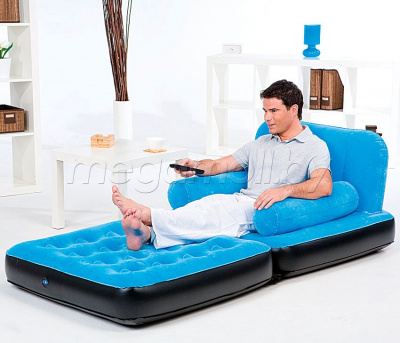 Надувное кресло Multi-Max Air Couch BestWay 67277 (голубое) купить в ...