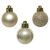Набор новогодних шаров 3 см жемчужные 020462 купить в Минске