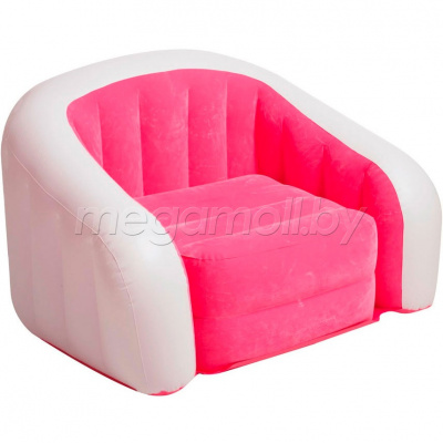 Надувное кресло Cafe Club Chair Intex 68571 (розовое)  купить в Минске