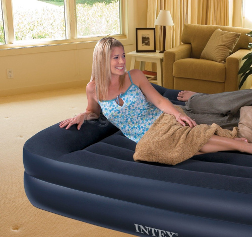 Надувная кровать Pillow Rest Reised Bed Intex 66720  купить в Минске