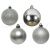 Набор новогодних шаров 6 см серебро 023264 купить в Минске