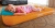 Надувной матрас для детей Intex 66801 с подушкой (оранжевый)  купить в Минске