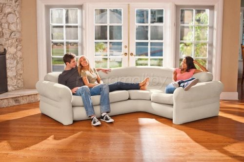 Угловой надувной диван Corner Sofa Intex 68575NP, без насоса