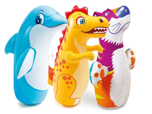 Надувная игрушка Дельфин "Неваляшка 3D" Intex 44669-2 98x44 см