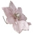 Цветок новогодний "Магнолия" розовый с золотом 22 см 3405 купить в Минске